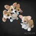 Crowley the Corgi Cerberus Dog Amigurumi