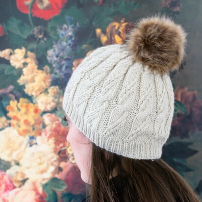 Twists & Cables Knit Hat