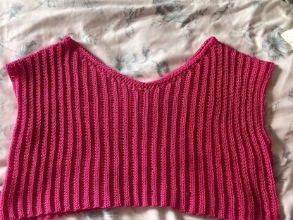 Ribbed Crochet Crop Top