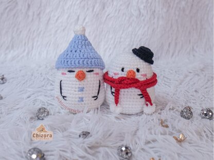 Amigurumi Christmas Snowman