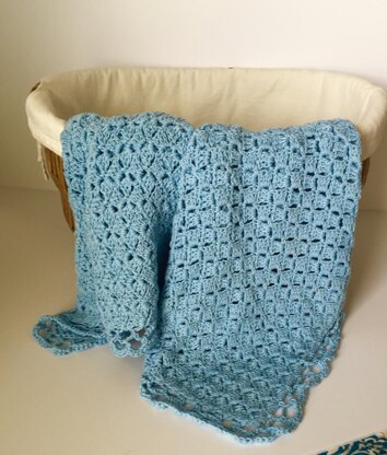 Baby Blue Baby Blanket