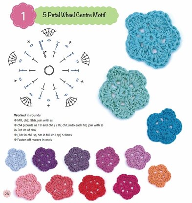 Crochet Flowers by Tash Bentley