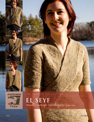 El Seyf Multi Wrap Cardigan in Juniper Moon Farm Zooey