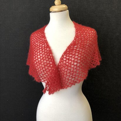 Easy Sweetheart Shawl