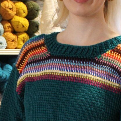 Tunisian Crochet Sweater