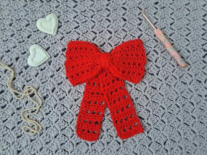 Crochet Lovely Hair Bow Pattern