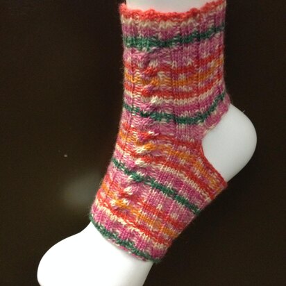 Yoga Twists and Turns 4 ply Socks