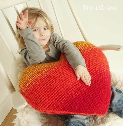 Heart on Fire Pillow