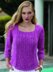3/4 and Short Sleeved Top in Sirdar Soukie DK - 7929 - Leaflet