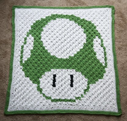 Mario Mushroom Blanket