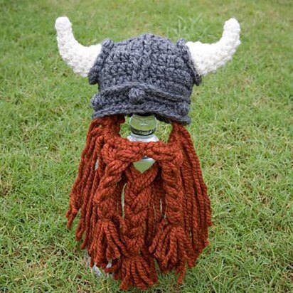 Viking Hat with Beard