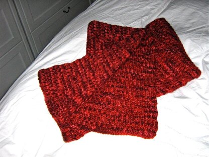 Soft Syncopated Brioche Scarf