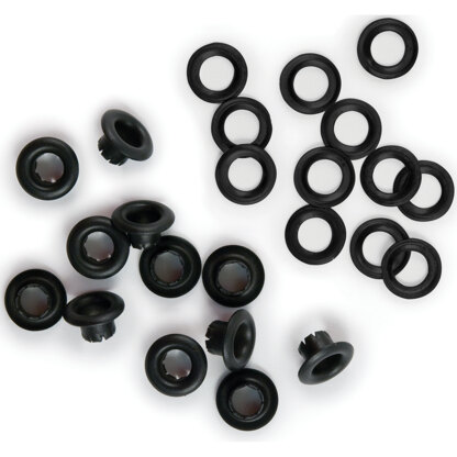 We R Memory Keepers We R Eyelets & Washers Standard - Black 70/Pkg