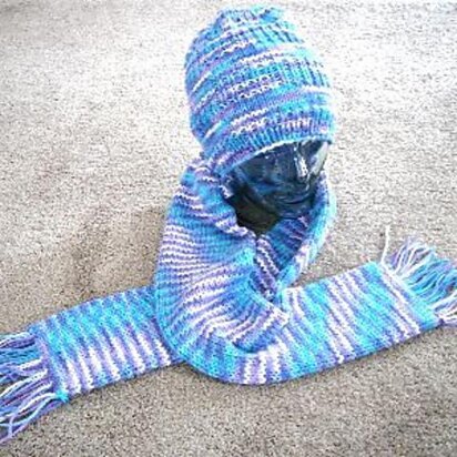 Ribbed Hat and Scarf