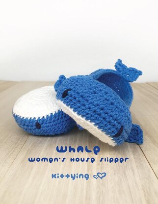 Whale Women's House Slipper