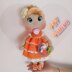 Crochet doll pattern with clothes Amigurumi doll pattern Crochet baby doll pattern 12,6 inch (32 cm) Lulu crochet doll (ENGLISCH)