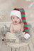 Striped Stocking Cap - Santa or Elf Hat