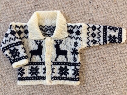 Ella's Nordic cardigan