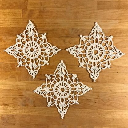 Square Lace Doily Coaster