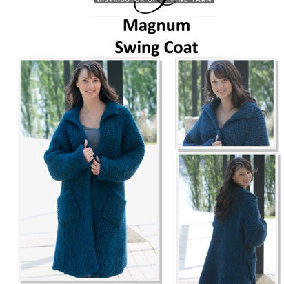 Swing Coat in Cascade Magnum - B121