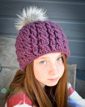 Chunky Double Cable Beanie