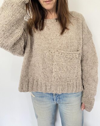 Oversized Pocket Pullover