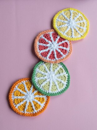 Citrus Fruit Coasters