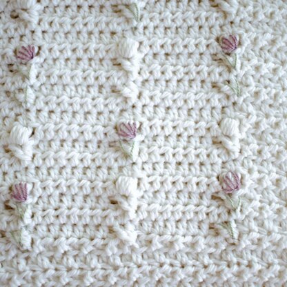 Lakeshore Trellis Baby Blanket