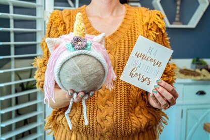 Unicorn Baby Knit Outfit Pattern