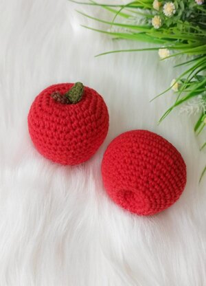 Crochet apple pattern