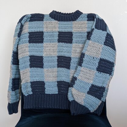 Neptune Gingham Sweater