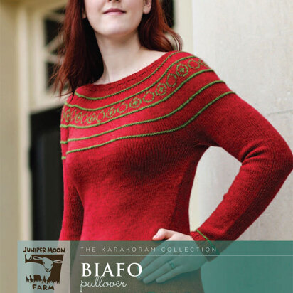 Biafo Pullover in Juniper Moon Farm Tenzing