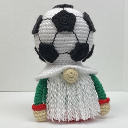 Soccer Ball Hat Gnome