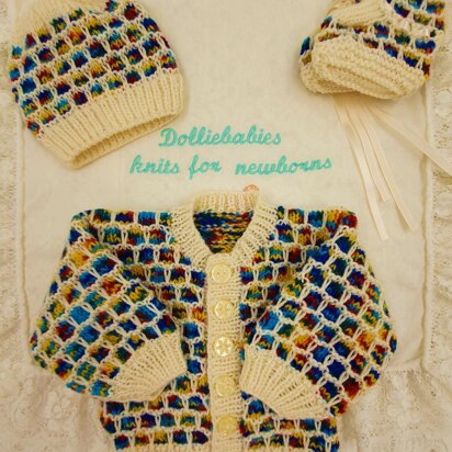 109 mosaic look cardigan