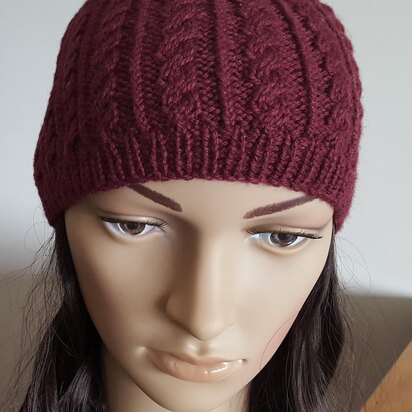 Amy - 5ply cable beanie