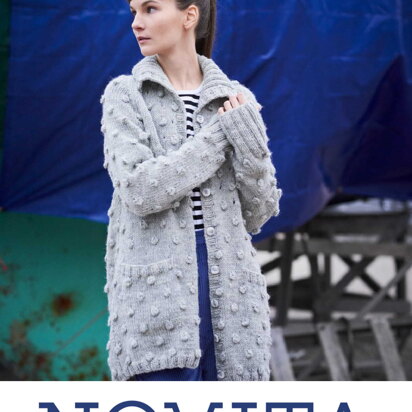 Bobble Cardigan in Novita Natura - Downloadable PDF