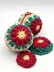 Poinsettia Bauble with Videos (British Crochet Terms)