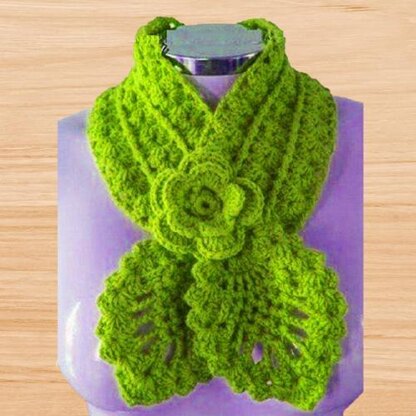 Crochet Neck Warmer Scarf