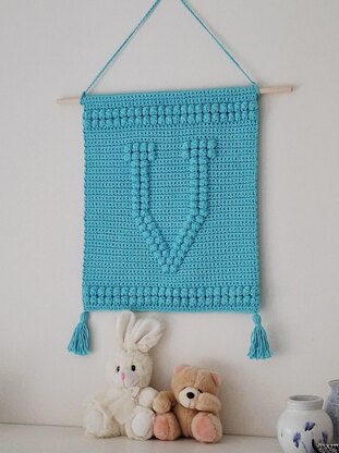 Letter V Wallhanging