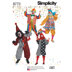 Simplicity 8773 Women's, Men's and Teens Costumes - Paper Pattern, Size A (XS-S-M-L-XL)