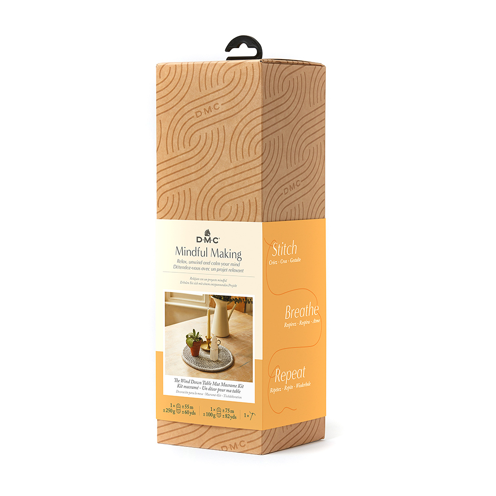 DMC Mindful Making The Wind Down Table Mat Macrame Kit - view 2
