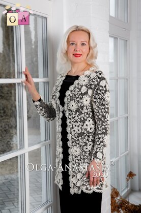 Irish lace cardigan