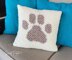 Paw Print Pillow Cover