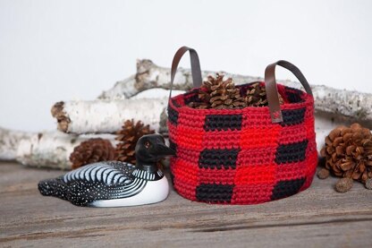 Perfectly Plaid Basket