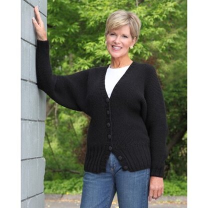 472 MoCA Cardigan - Knitting Pattern for Women in Valley Yarns Amherst