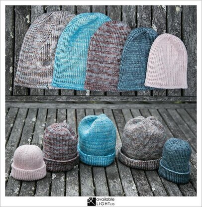 Stretchable Beanie Knit Flat