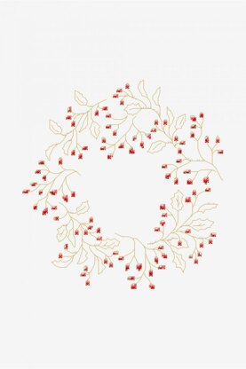 DMC Winter Wreath - PAT1446 - Downloadable PDF