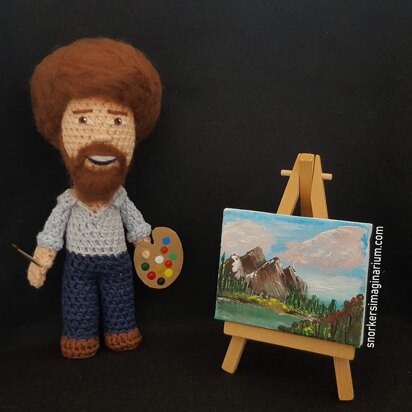 Bob Ross Doll