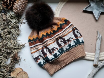 Spaniel Dog Knit Hat