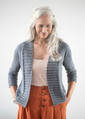 Kalona Cardigan in Berroco Ultra Wool Fine - 403-1 - Downloadable PDF